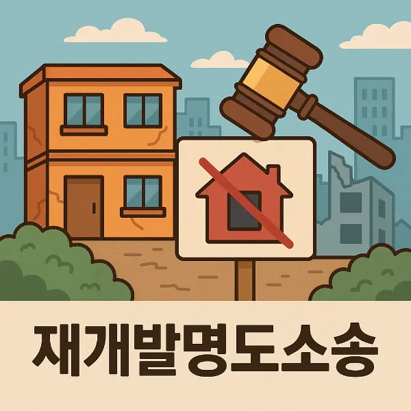 창원부동산변호사, 재개발명도소송